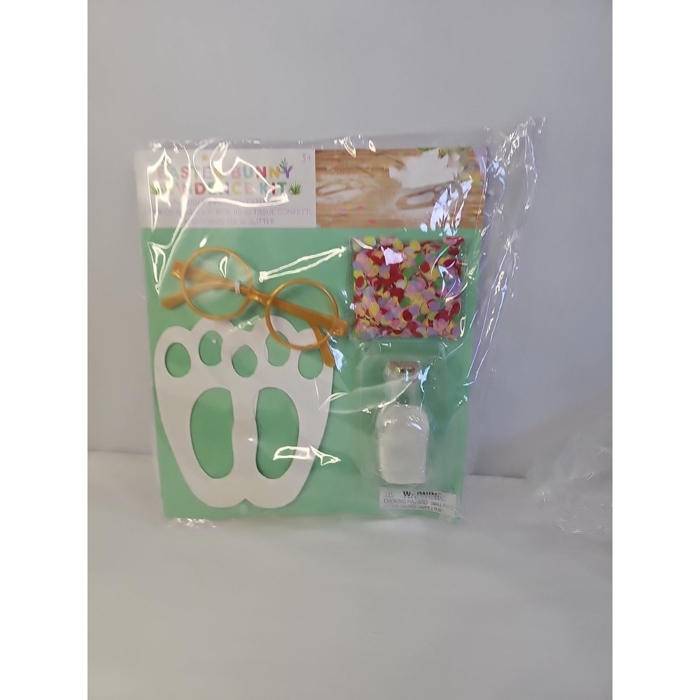 Easter Bunny Footprint Evidence‎ Kit Glitter Spring Bunnies Pawprint Magical Fun